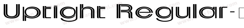 Uptight Regular字体转换